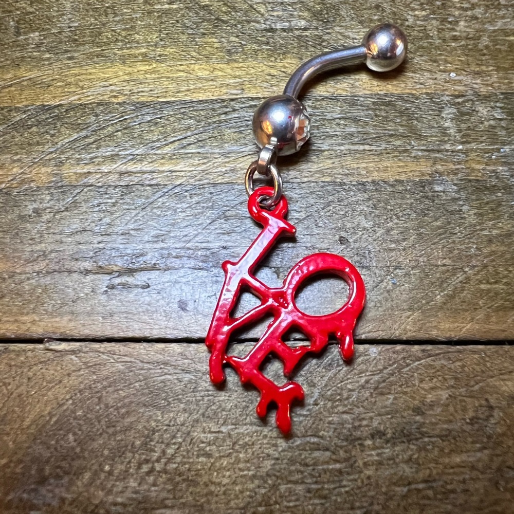 Love belly ring